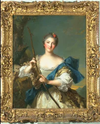 Mademoiselle de Migieu som Diana, 1742